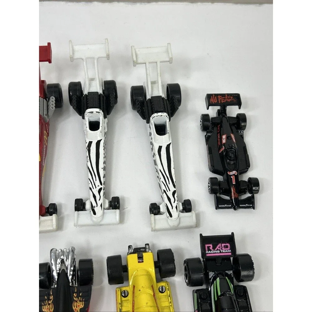Hot Wheels Matchbox Dragster Formula 1 Indy Race Cars Lot RAD